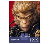 Rompecabezas De 1000 Piezas para Adultos Golden Monkey Warrior -4 Rompecabezas para Adultos Juegos De Relajación Regalo De Cumpleaños Interacción Entre Padres E Hijos 38x26cm/1000pcs