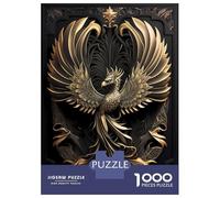 Rompecabezas De 1000 Piezas para Adultos Golden Phoenix Queen Art Rompecabezas para Adultos Juguetes Antiestrés Decoración Perfecta Cumpleaños Y Navidad 70x50cm/1000pcs