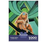 Rompecabezas De 1000 Piezas para Adultos Golden Snubbed Nose Monkey Rompecabezas Juego De Ingenio Carrera De Velocidad De Manos Interacción Entre Padres E Hijos 52x38cm/1000pcs