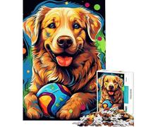 Rompecabezas de 1000 Piezas para Adultos Got My Ball (Tengo mi Pelota) Rompecabezas para Adultos Juego de ingenio para aliviar el estrés Difícil y desafiante (Tamaño 50x75cm)