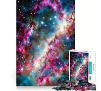 Rompecabezas de 1000 Piezas para Adultos,Gran Universo,Ideal para decoración,Juego de concentración Mental,Juego Relajante,Escena navideña,Arte (38x52cm)