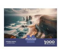 Rompecabezas De 1000 Piezas para Adultos Great Ocean Road Scenic Drive Rompecabezas para Adultos Juegos Relajantes El Montaje De Patrones 70x50cm/1000pcs
