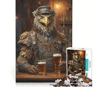 Rompecabezas de 1000 Piezas para Adultos Grifo cervecero Steampunk Juegos Familiares antiestrés colección de Artistas Bellas Artes 38x26cm