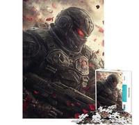 Rompecabezas de 1000 Piezas para Adultos Guardián blindado del Futuro Rompecabezas para Adolescentes Juguetes de Bricolaje Corte de precisión Un Reto para completar (tamaño 50x75cm)