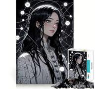 Rompecabezas de 1000 Piezas para Adultos Guardián Celestial,Tejedor de Constelaciones Arte de Corte Exacto Juego Creativo Juguete para Relajarse Tranquilo (50x75cm)