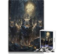 Rompecabezas de 1000 Piezas para Adultos Guardianes de la Catedral del Crepúsculo: Disfruta de Momentos de Paz y Tranquilidad Juguete de Corte de Alta precisión Tamaño 38x52cm