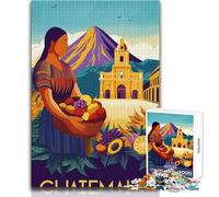 Rompecabezas de 1000 Piezas para Adultos, Guatemala, Juguete, Juego Intelectual, Vacaciones en casa, Matar el Tiempo, Regalo Divertido, tamaño 38x52cm