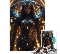 Rompecabezas de 1000 Piezas para Adultos Guerrero del Futuro Rompecabezas de 1000 Piezas para armar Juguetes de Bricolaje Desafío difícil Regalo de cumpleaños Regalos (50x75cm)