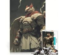 Rompecabezas de 1000 Piezas para Adultos: Guerrero pájaro Acorazado en Medio de una tormenta Juegos Divertidos y desafiantes para completar, Que fomentan el Amor Entre Parejas 50x75cm