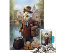 Rompecabezas de 1000 Piezas para Adultos guía de Viaje Juguetes de Patos Juegos educativos Juegos Familiares una Obra de Arte un Gran Regalo para los Amantes de los Juegos (tamaño 38x52cm)
