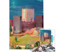 Rompecabezas de 1000 Piezas para Adultos Guimarães Portugal Rompecabezas para ejercitar la Mente Juego antiestrés (tamaño 38x26cm)