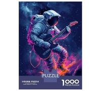 Rompecabezas De 1000 Piezas para Adultos Guitar Astronaut in Space Rompecabezas para Adultos Juguetes Antiestrés Decoración Perfecta Cumpleaños Y Navidad 52x38cm/1000pcs