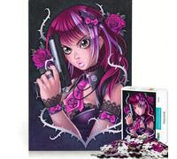 Rompecabezas de 1000 Piezas para Adultos, Guns N' Roses, Juego Imposible, Actividades Divertidas para Hacer en casa, Ideal para Decorar el Escritorio 38x26cm