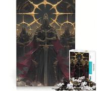 Rompecabezas de 1000 Piezas para Adultos, Halo Dark Knights, decoración de Pared, Actividades Divertidas para el hogar, para Fortalecer el Amor en Pareja 38x52cm