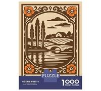 Rompecabezas De 1000 Piezas Para Adultos Harris County Landscape Illustration Rompecabezas Para Adultos Juegos Familiares Pero Regalos Divertidos Y Humorísticos Para Amigos Y Familiares 38x26cm/1000pc