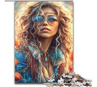 Rompecabezas de 1000 Piezas para Adultos, Hermoso ángel Oscuro Femenino Rompecabezas de 1000 Piezas Regalo Ideal para Familiares y Amigos Un desafío para el Cerebro (tamaño 50x75cm)