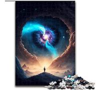 Rompecabezas de 1000 Piezas para Adultos,Hermoso Rompecabezas de Planetas alienígenas,Hecho de cartón, Ideal para Oficina,Dormitorio,Sala de Estar,decoración,1000 Piezas(26x38cm)