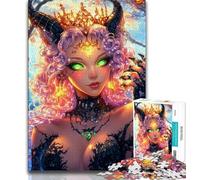 Rompecabezas de 1000 Piezas para Adultos Hermosos Rompecabezas de Chicas de Anime para Adolescentes Toda la Familia a Partir de los 14 años 38x26cm