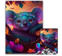 Rompecabezas de 1000 Piezas para Adultos, Hermosos Rompecabezas de Leopardo, difíciles de Resolver, Ideal para Adolescentes, Parejas y Amigos, para cumpleaños y Navidad, 50x75cm/19,68x29,52 Pulgadas.