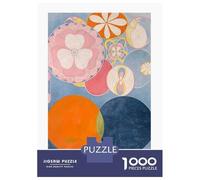 Rompecabezas De 1000 Piezas para Adultos Hilma AF Klint The Ten Largest No.2 Rompecabezas para Adultos Juguete Decoración De Pared para La Diversión Familiar 52x38cm/1000pcs