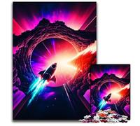 Rompecabezas de 1000 Piezas para Adultos, Historia de Nave Espacial, Rompecabezas Imposible, Juego Interactivo Familiar, decoración del hogar, Regalo de desafío Mental, 26x38cm/10,23x14,96 Pulgadas