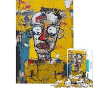 Rompecabezas de 1000 Piezas para Adultos Hombre con Gripe Rompecabezas Original Juegos relajantes Decoración cumpleaños (Tamaño 38x52cm)