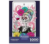 Rompecabezas De 1000 Piezas para Adultos Hot Mess Tarot Card Illustration Rompecabezas para Adultos Juguetes Antiestrés para La Diversión Familiar Actividades Divertidas En Casa 38x26cm/1000pcs