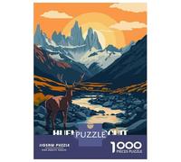 Rompecabezas De 1000 Piezas para Adultos Huemul Circuit Argentina Landscape Rompecabezas para Adultos Juguetes Antiestrés Ensamblaje De Patrones Interacción Entre Padres E Hijos 70x50cm/1000pcs