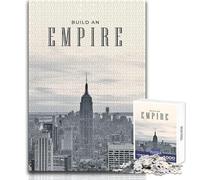 Rompecabezas de 1000 Piezas para Adultos, Ideal para Construir un Imperio, Relajarse y Disfrutar del Tiempo Libre, con Bordes de precisión Fina, tamaño 50x75cm