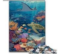 Rompecabezas de 1000 Piezas para Adultos, Ideal para Decorar el hogar o Regalar 26x38cm Rompecabezas de Sea World para Adolescentes