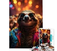 Rompecabezas de 1000 Piezas para Adultos Ideal para Fiestas con temática de Perezosos Juegos relajantes y educativos Mujeres Tamaño 50x75cm