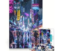 Rompecabezas de 1000 Piezas para Adultos, Ideal para la Vida Nocturna, Juegos Divertidos, interacción Entre Padres e Hijos, Regalo desafiante, 38x26cm
