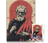 Rompecabezas de 1000 Piezas para Adultos, ilustración de San Pedro, con análisis y lógica Clave Juguetes DIY para Mayores de 14 años (tamaño 38x26cm)