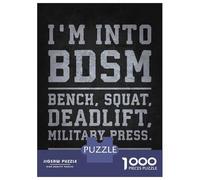 Rompecabezas De 1000 Piezas para Adultos Im Into BDSM - Gym Humor Rompecabezas para Adolescentes Juguete Decoración De Pared Alivio del Estrés 38x26cm/1000pcs