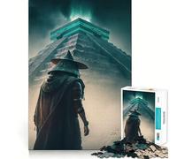 Rompecabezas de 1000 Piezas para Adultos,Imperio Azteca,Bordes Finos,Manualidades,Juego Divertido y Relajante,Regalo de cumpleaños para Aficionados (50x75cm)