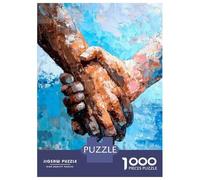 Rompecabezas De 1000 Piezas para Adultos Impressionistic Hands Holding Painting Rompecabezas para Adultos Juego Familiar Difícil Difícil Y Desafiante 70x50cm/1000pcs