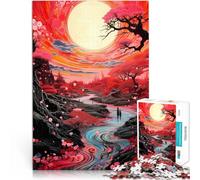 Rompecabezas de 1000 Piezas para Adultos Increíble Paisaje Colorido Juego práctico con Piezas de Formas aleatorias Que se entrelazan Completamente 52x38cm