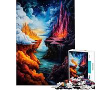 Rompecabezas de 1000 Piezas para Adultos Infierno Espiritual (u Sky Jigsaw Puzzle Toy Wall Decoration A Work of Art Deal As Gifts for All Family (Tamaño 38x26cm)