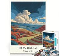 Rompecabezas de 1000 Piezas para Adultos, Iron Range, Minnesota Arte, Juegos Divertidos, interacción Entre Padres e Hijos Cada Pieza es única 38x26cm