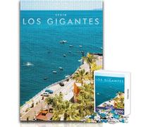 Rompecabezas de 1000 Piezas para Adultos, Islas Canarias, Los Gigantes, Juegos Familiares, Actividades Familiares, Regalo de cumpleaños, tamaño 38x26cm