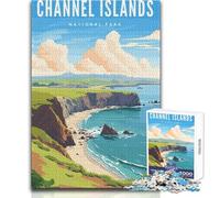 Rompecabezas de 1000 Piezas para Adultos, Islas del Canal, Parque Nacional, Rompecabezas, Juegos Familiares, Actividades Familiares, Regalo de cumpleaños, tamaño 38x52cm