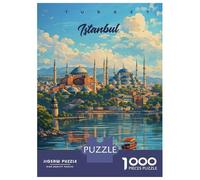 Rompecabezas De 1000 Piezas para Adultos Istanbul Turkey Travel Rompecabezas para Adultos Juego Práctico Decoración Perfecta Regalos De Cumpleaños Y Únicos 52x38cm/1000pcs