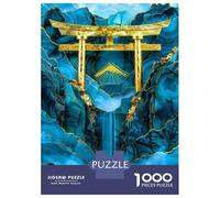 Rompecabezas De 1000 Piezas para Adultos Jade Mountain Torii Gate Rompecabezas para Adultos Juegos Relajantes Difícil Difícil Cumpleaños Y Navidad 38x26cm/1000pcs