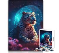 Rompecabezas de 1000 Piezas para Adultos, Jaguar Blanco en Marte, Horas de Ocio tranquilas, Juguete de Corte preciso, tamaño 50x75cm