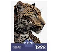 Rompecabezas De 1000 Piezas para Adultos Jaguar Face Painting Rompecabezas para Adultos Juego Práctico Decoración De Pared Gran Regalo para Los Amantes De Los Juegos 70x50cm/1000pcs