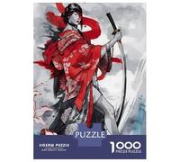 Rompecabezas De 1000 Piezas para Adultos Japan Geisha Rompecabezas para Adultos Juegos De Relajación Una Obra De Arte Regalos para Amigos Y Familiares 38x26cm/1000pcs