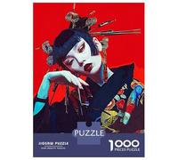 Rompecabezas De 1000 Piezas para Adultos Japan Geisha Rompecabezas para Adultos Juegos Familiares Regalos De Corte De Precisión para Amigos Y Familiares 52x38cm/1000pcs