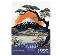 Rompecabezas De 1000 Piezas para Adultos Japan Nature Art Rompecabezas para Adolescentes Juguetes De Bricolaje Desafío Difícil Juego Desafiante Regalos 52x38cm/1000pcs