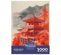Rompecabezas De 1000 Piezas para Adultos Japan Theme Poster Rompecabezas para Adultos Juegos Familiares Desafío Difícil para Cumpleaños, Navidad 38x26cm/1000pcs