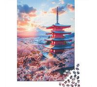 Rompecabezas De 1000 Piezas para Adultos Japan Travel Guide Must-See Landmarks Rompecabezas Juego De Ingenio Alivia El Estrés Cumpleaños 70x50cm/1000pcs